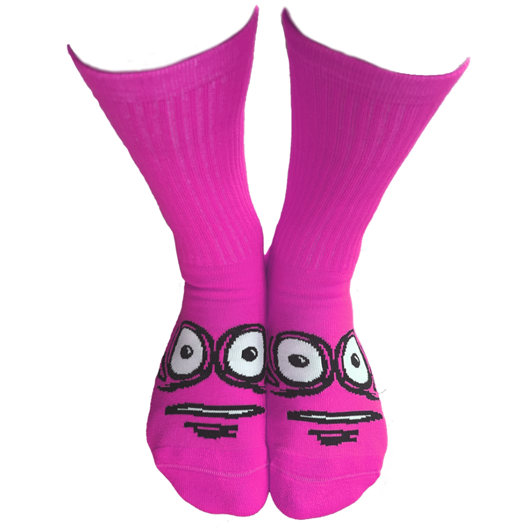 Heroin Skateboards Big Egg Socks - Pink