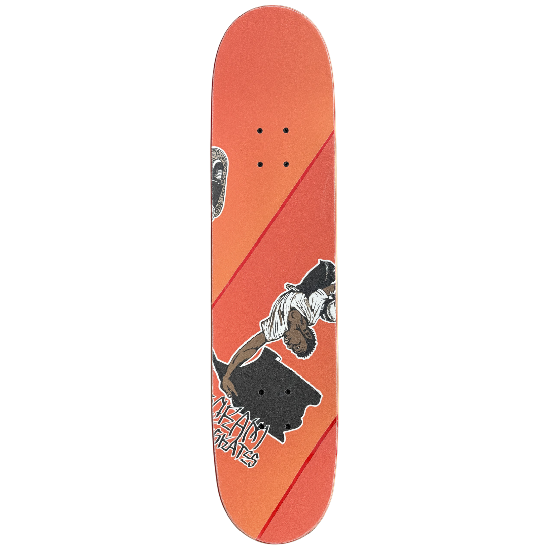 8.0" Pro Skateboard Shop Seagull Complete Skateboard - Red