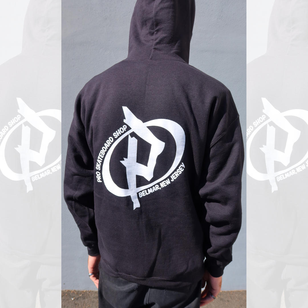 Pro Skateboard Shop P Logo Hoodie - Black