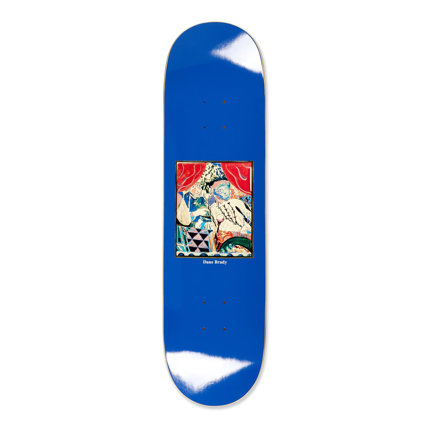 8.5" Polar Skateboards Dane Brady Time Travelers Blue Skateboard Deck (Short)