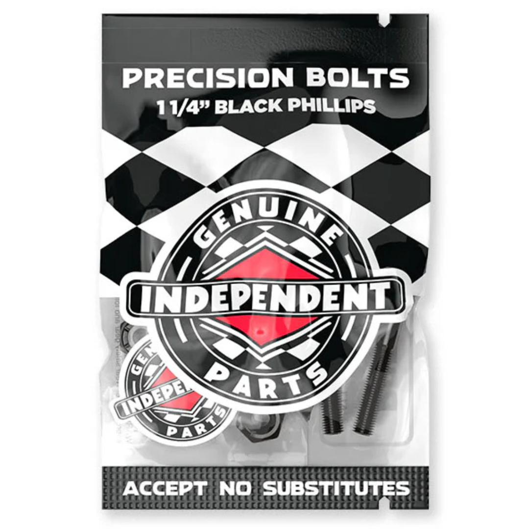 Independent Trucks Genuine Parts Hardware 1.25" Phillips Black