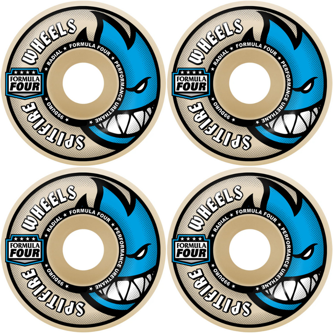 54mm Spitfire F4 Formula Four Radial Wheels 99a