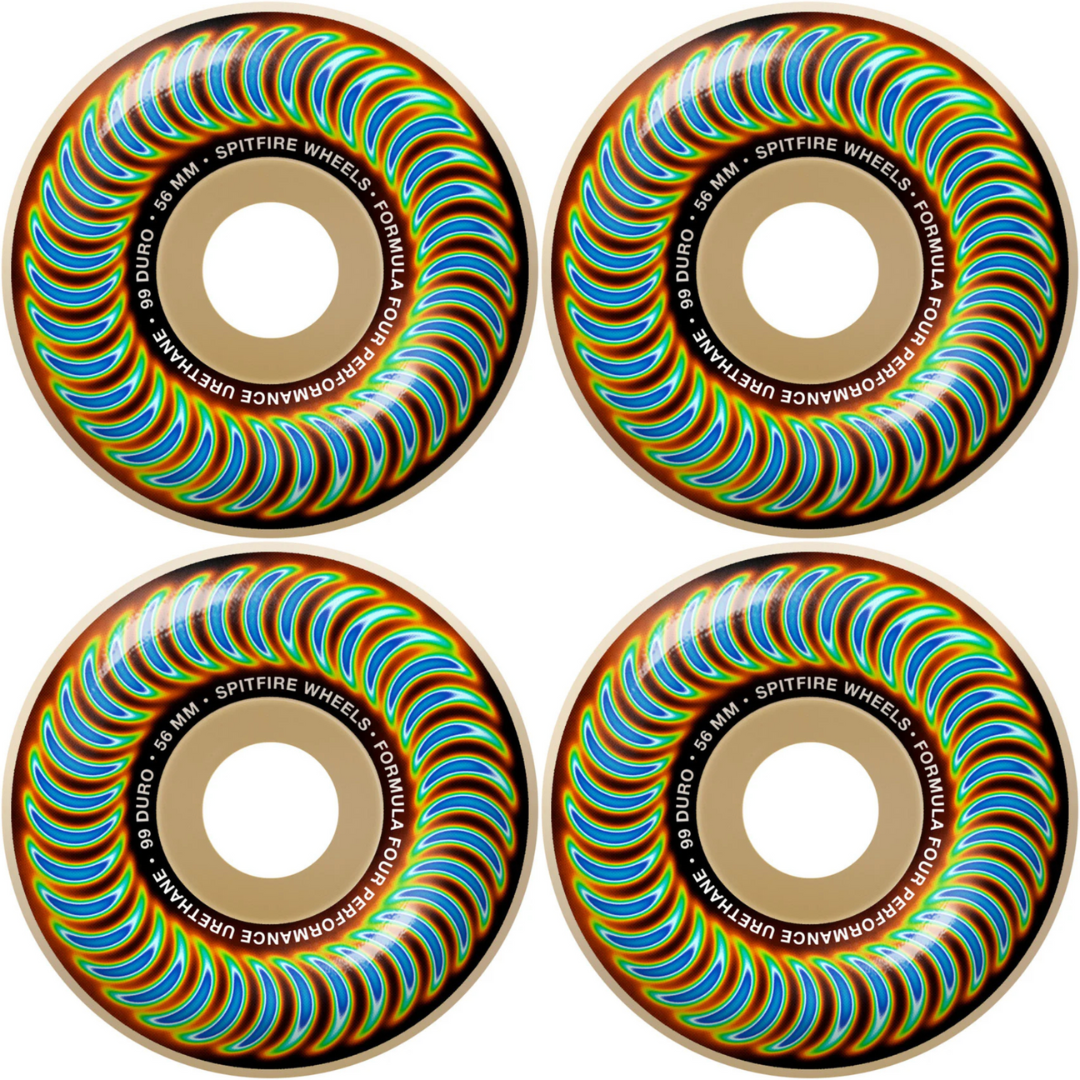56mm Spitfire Formula Four F4 Radioactive Classic Wheels 99a
