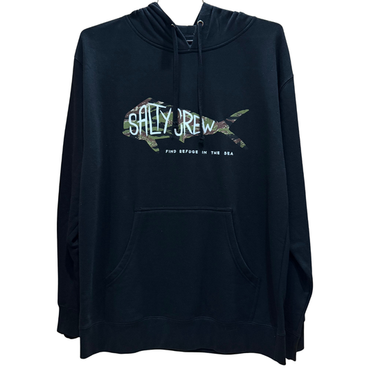 Salty Crew Sargasso Fleece Hoodie - Black