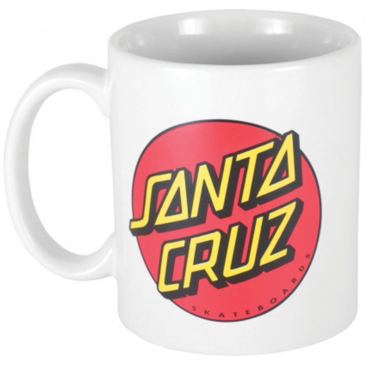 Santa Cruz Skateboards Classic Dot Mug - White - 11oz