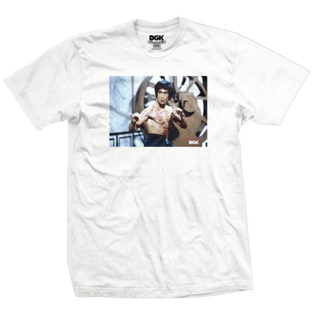 DGK x Bruce Lee Scratch T-Shirt White – Pro Skateboard Shop