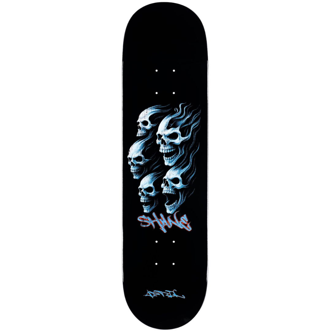 8.25" April Shane O'Neill Dead Skateboard Deck - Black Dip