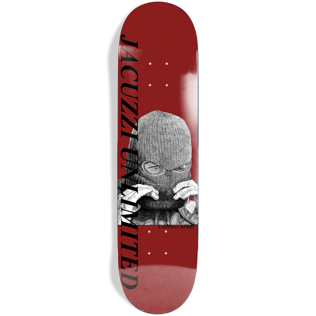 8.0" Jacuzzi Unlimited Caswell Berry Shoplift Skateboard Deck