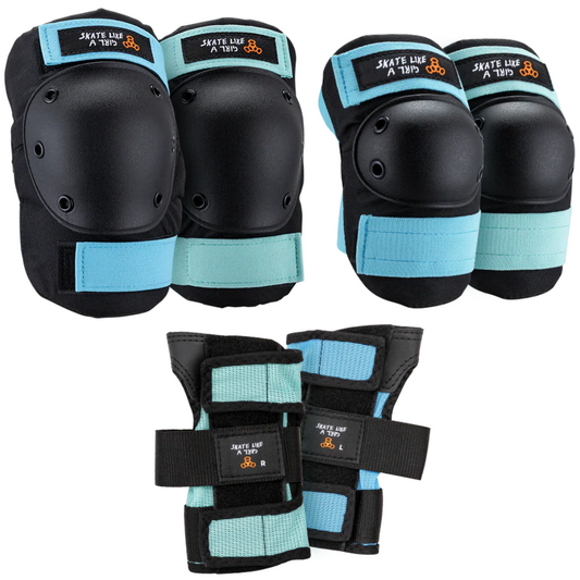 Triple 8 Saver Series Pads 3 Pack - Skate Like A Girl
