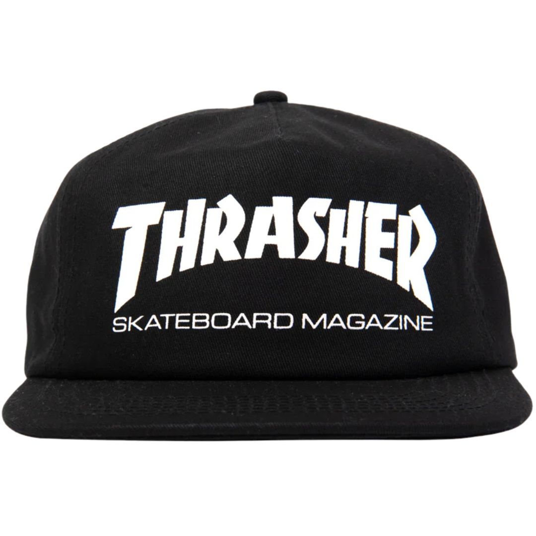 Thrasher Magazine Skate Mag Snapback Hat - Black