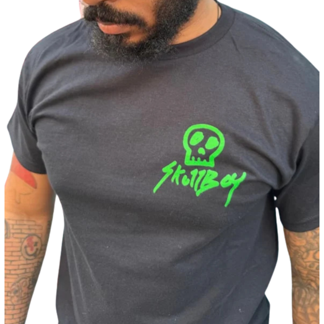 Skullboy Rasta New Jersey T-Shirt - Black
