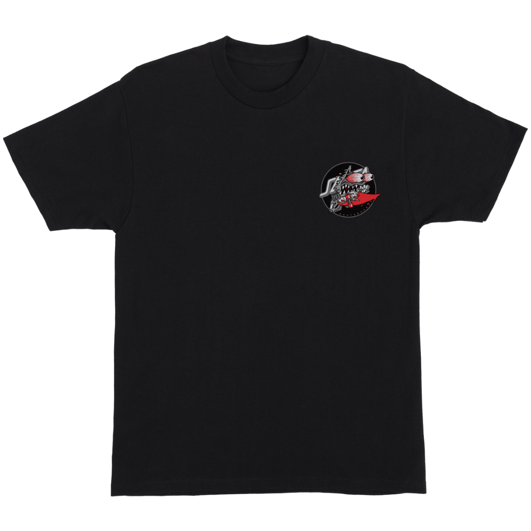 Santa Cruz Skateboards Meek Slasher Box T-Shirt - Black