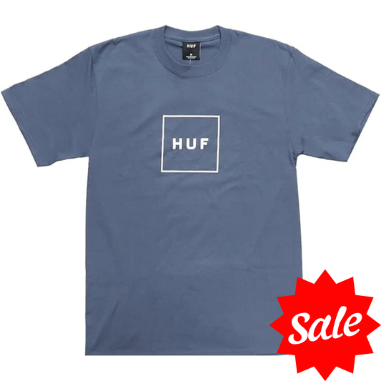 Huf Essentials Box Logo T-Shirt - Slate