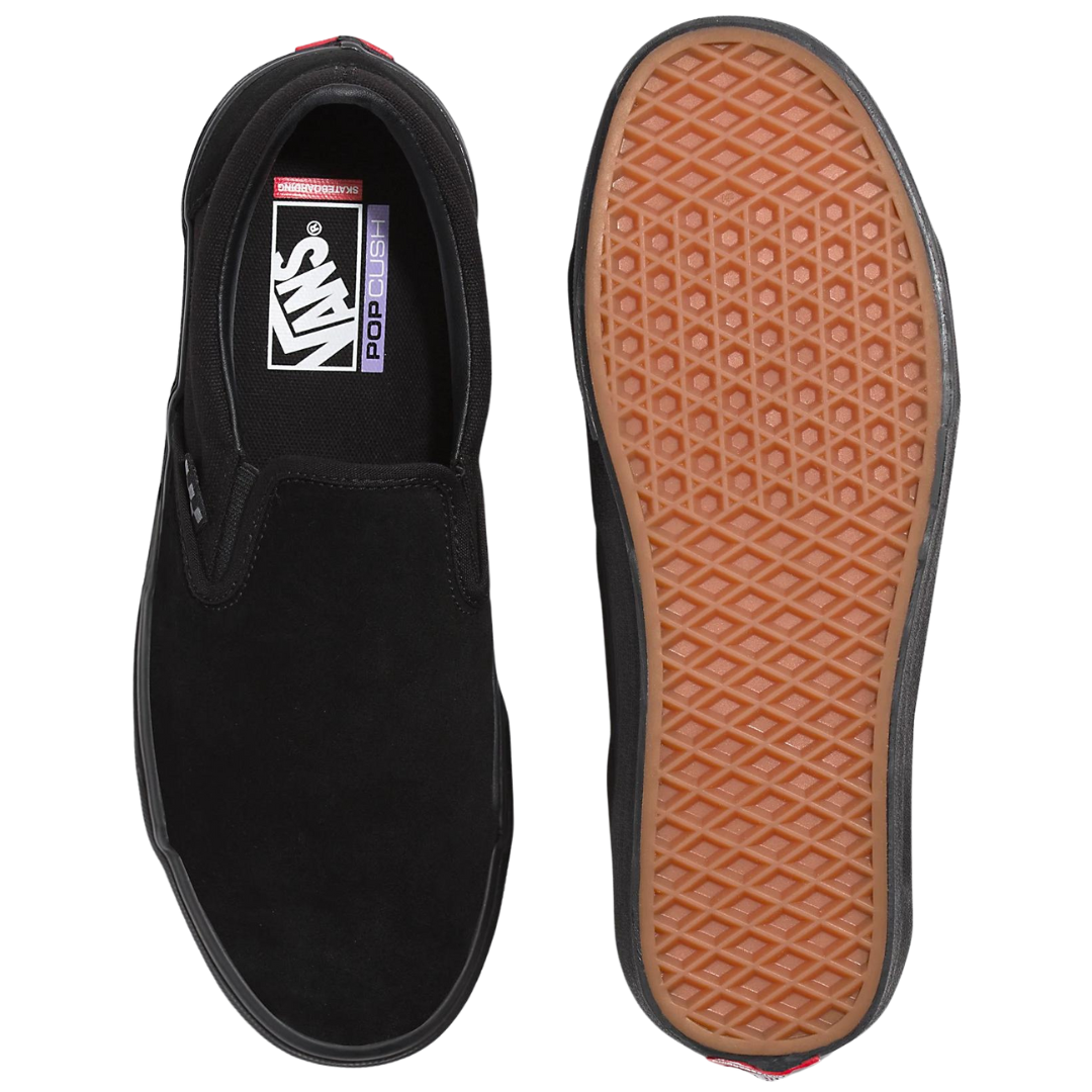 Vans Skate Slip-On Black / Black Skate Shoes