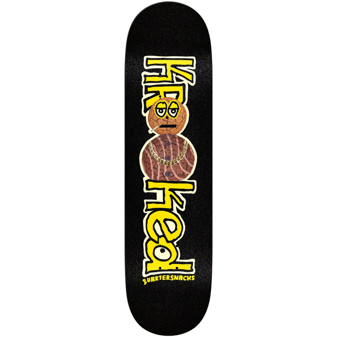 8.5" Krooked x Quarter Snacks Snackman Skateboard Deck