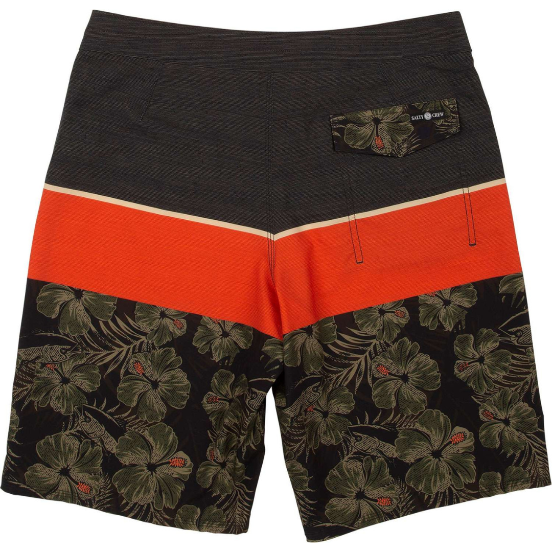 Salty Crew Stacked Board Shorts - Military Green