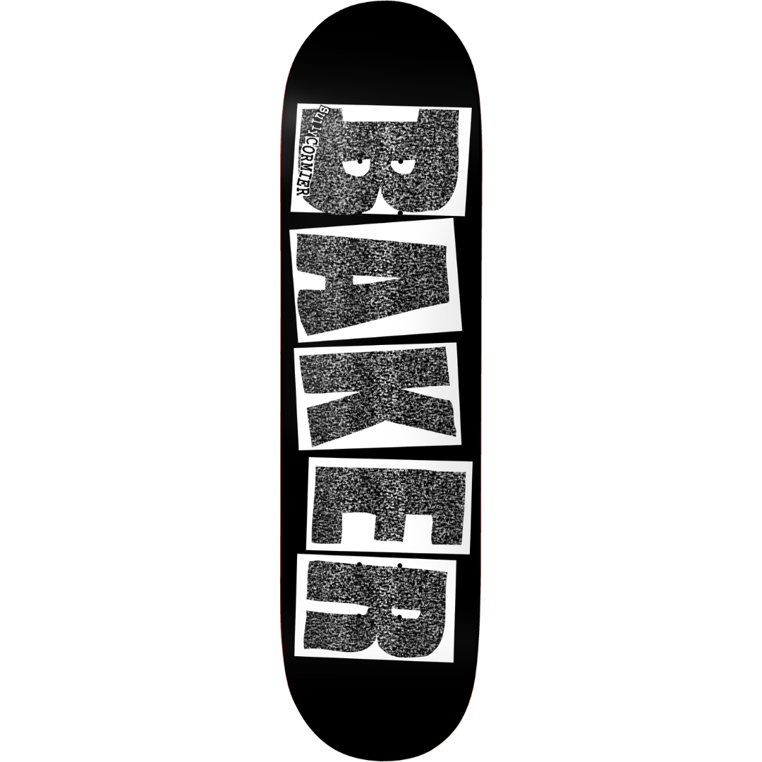8.5" Baker Sully Cormier Brand Logo Cosmic Microwave Skateboard Deck