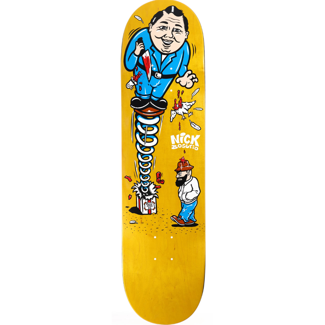 8.625" Polar Nick Boserio Surprise Skateboard Deck - Assorted Stains
