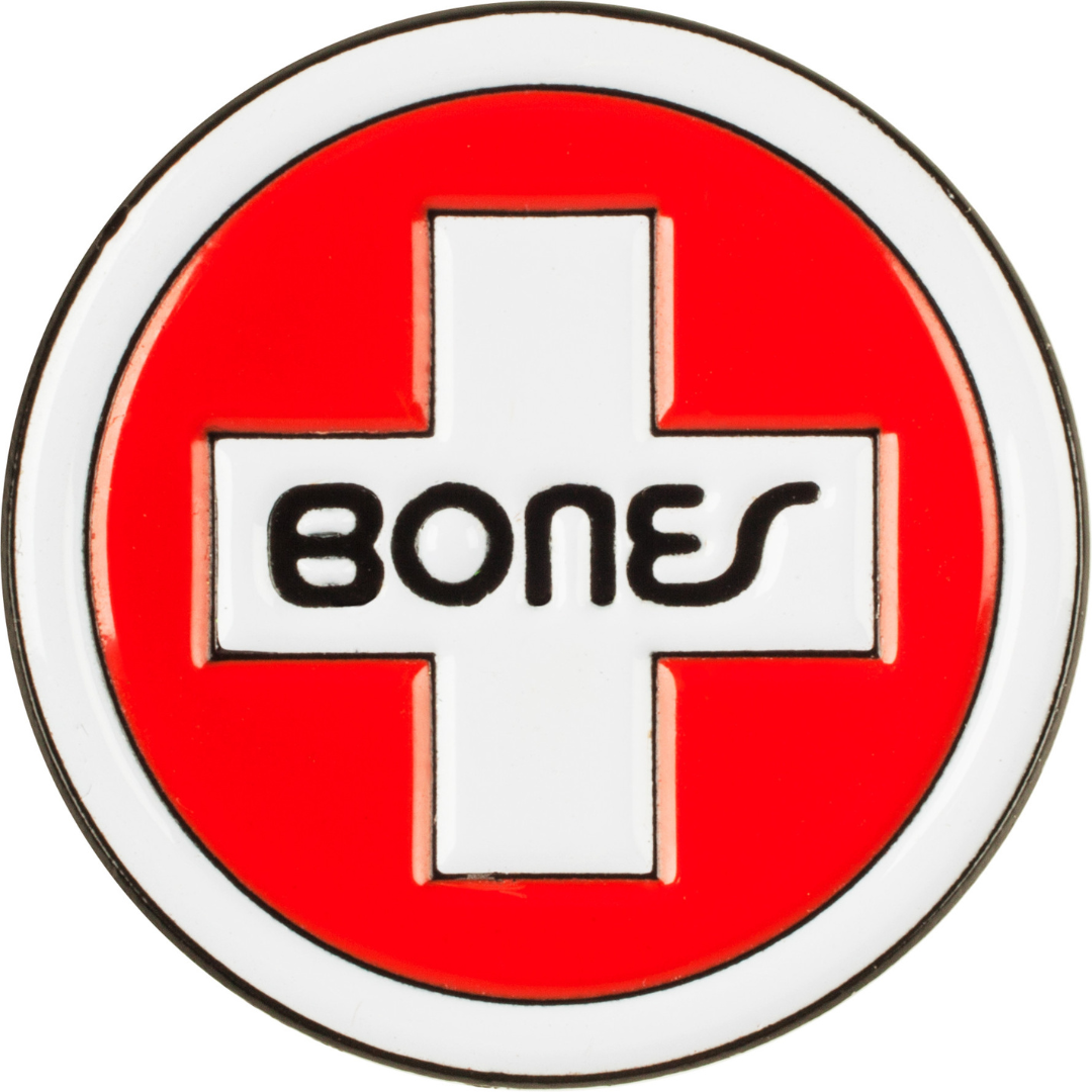 Bones Bearings Lapel Pin Swiss Circle