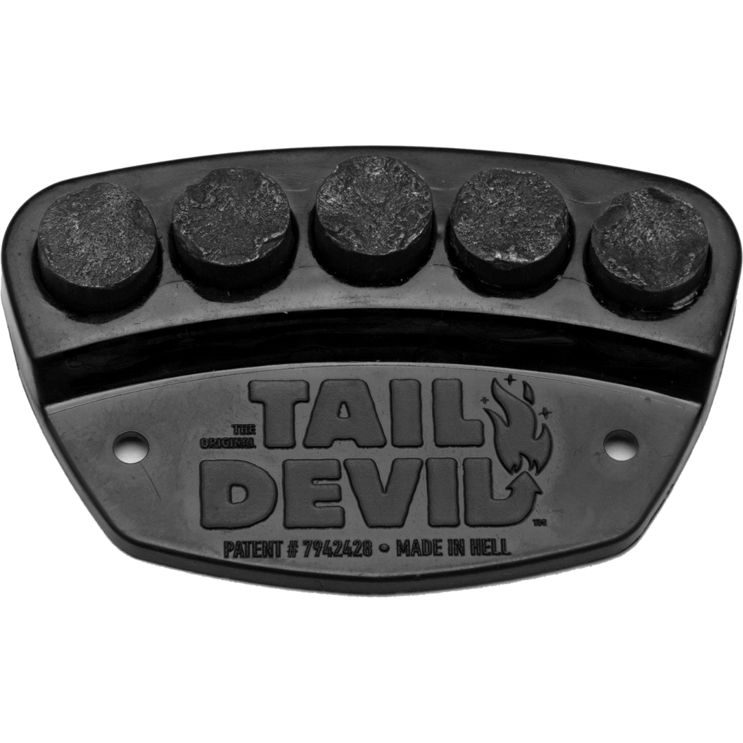 Tail Devil Skateboard Spark Plate - Black