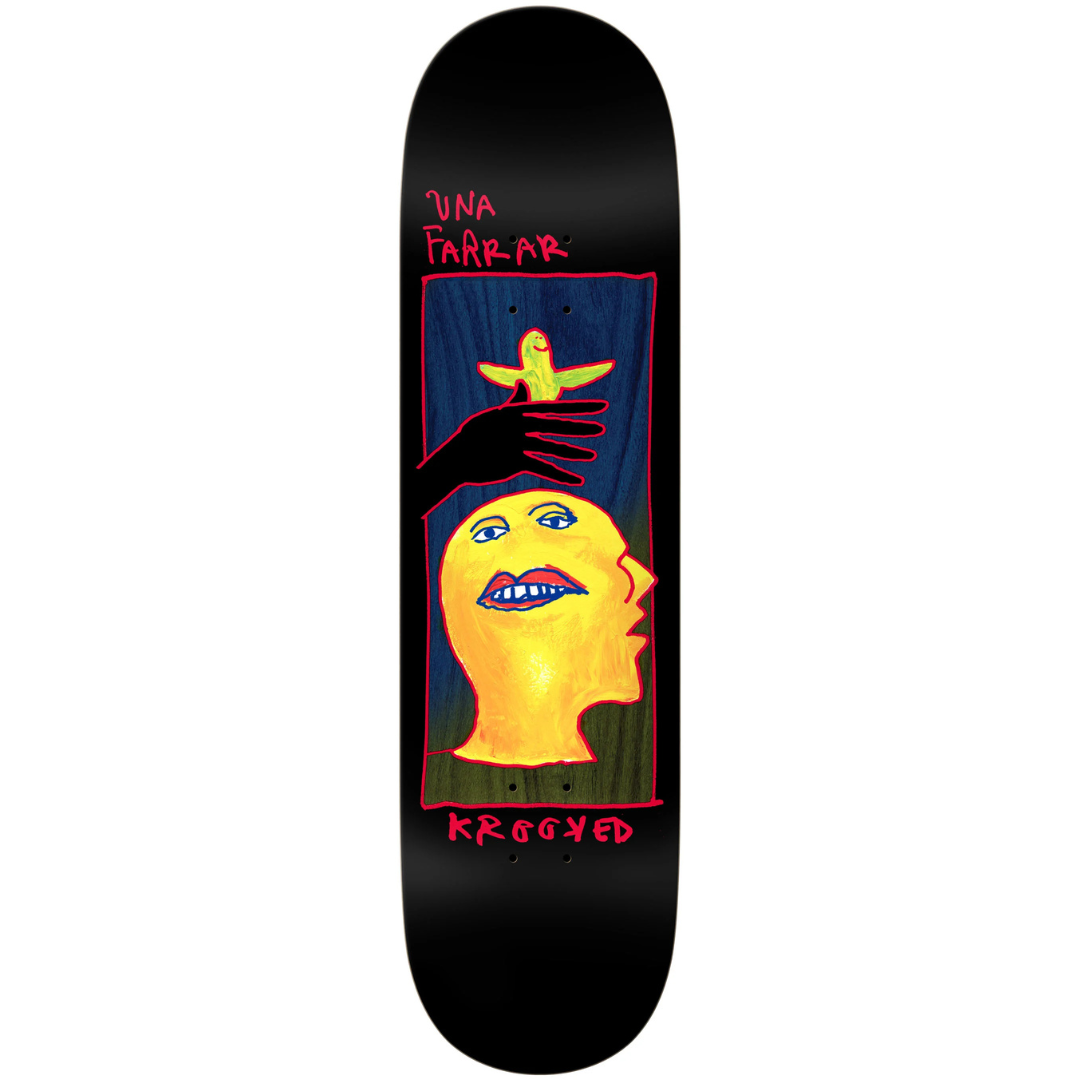 8.28" Krooked Skateboards Una Farrar Teeth Deck