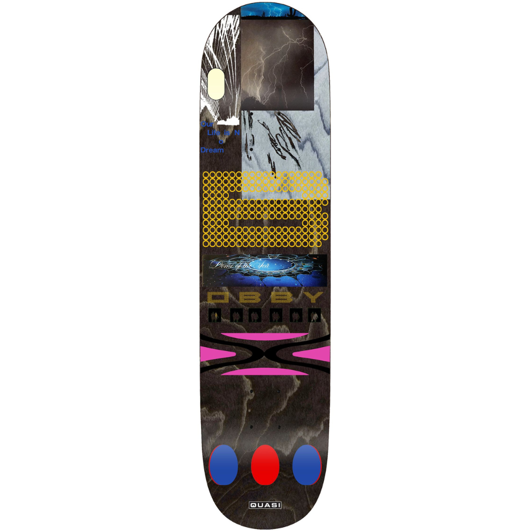 8.625" Quasi De Keyzer Thunder Skateboard Deck