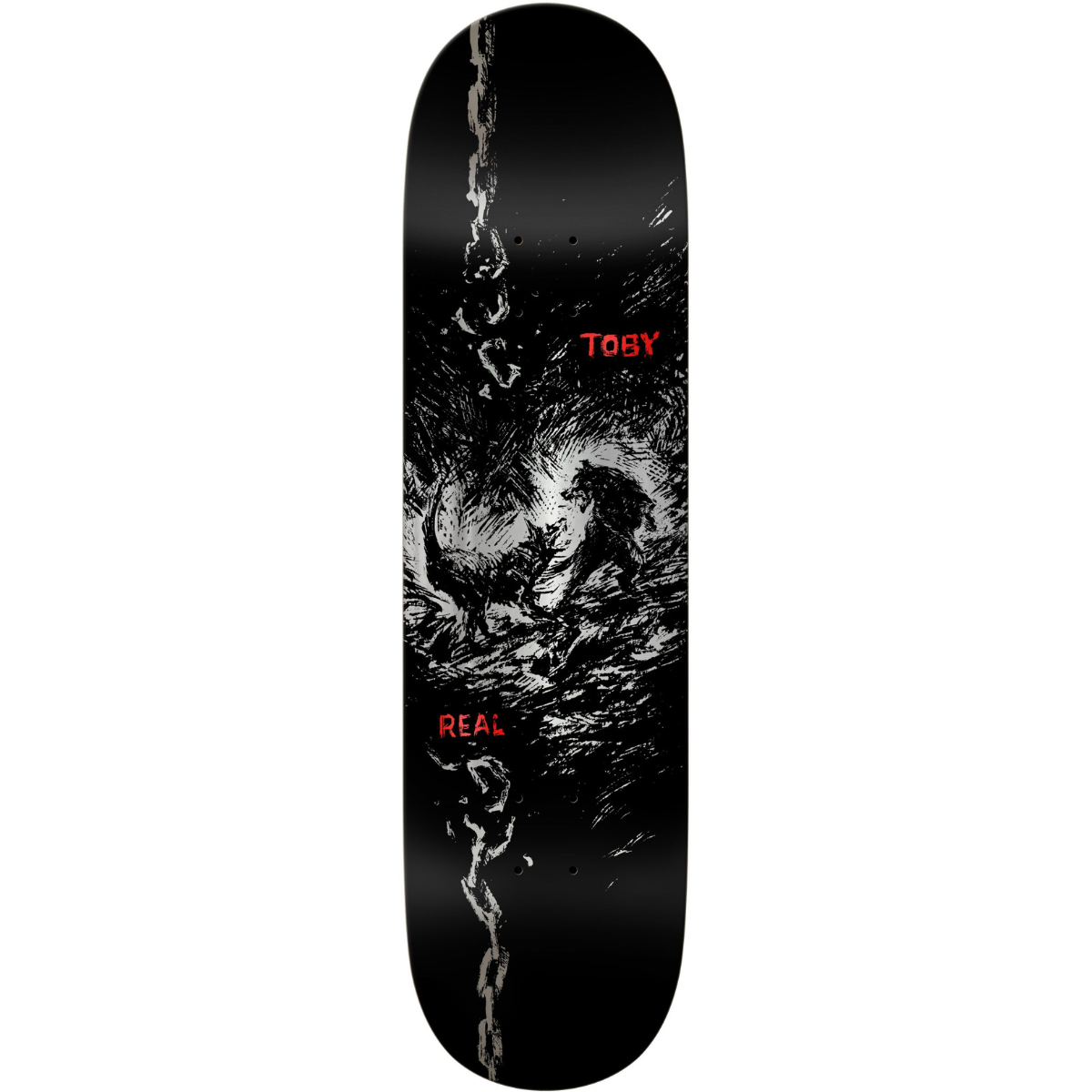 8.25" Real Toby Ryan Dog Bite Skateboard Deck