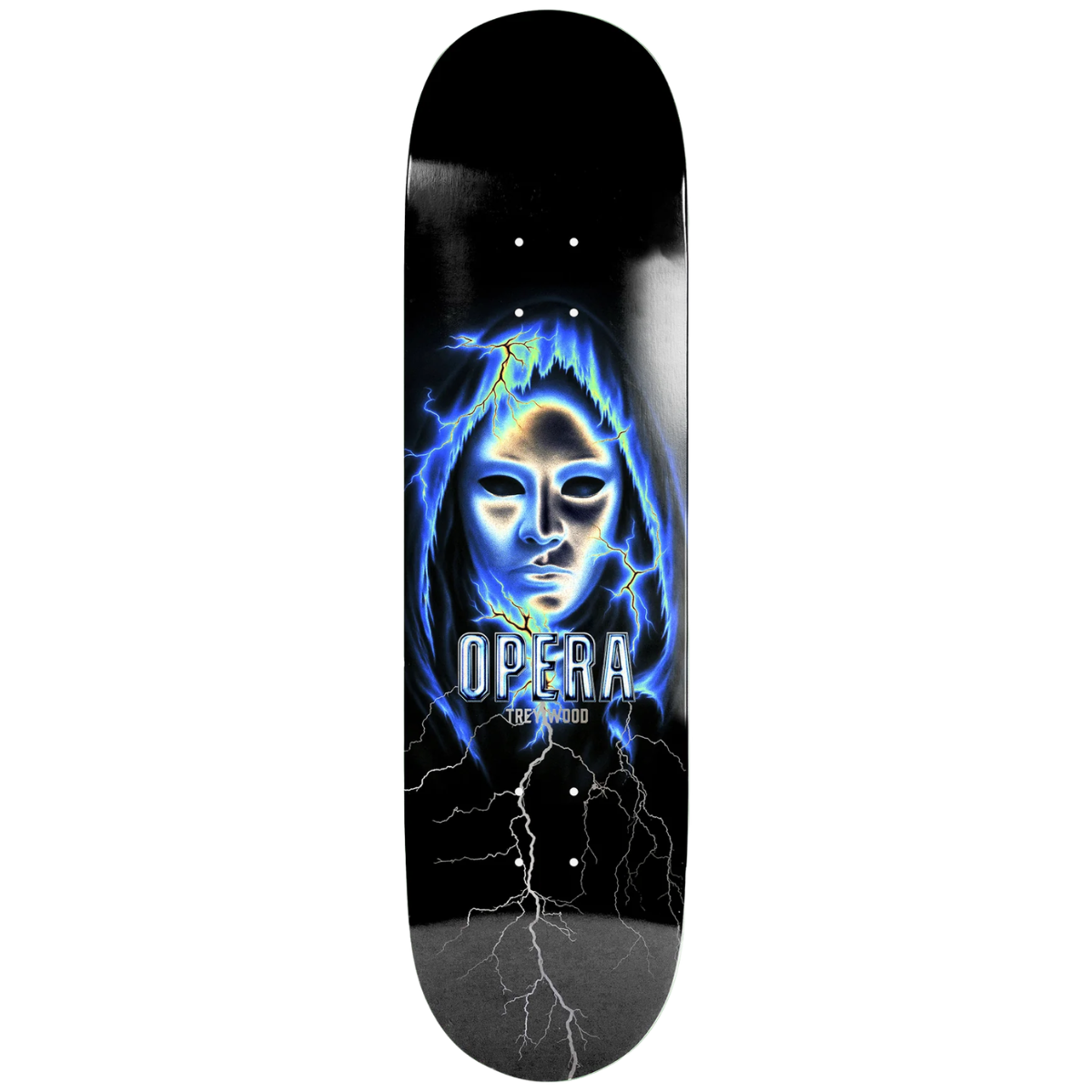 8.25" Opera Trey Wood Lightning Skateboard Deck