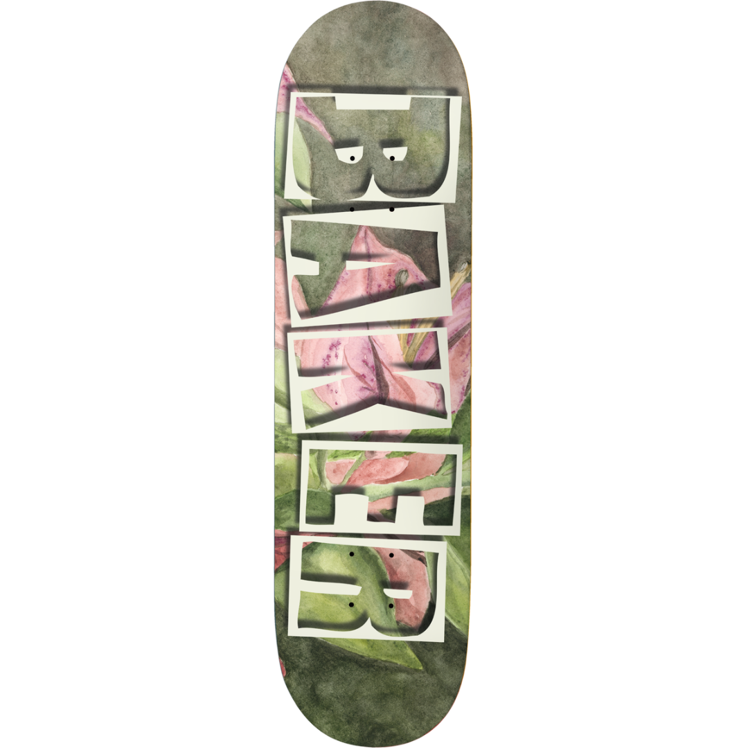 8.5" Baker Skateboards Tyson Peterson Watercolor Logo Skateboard Deck