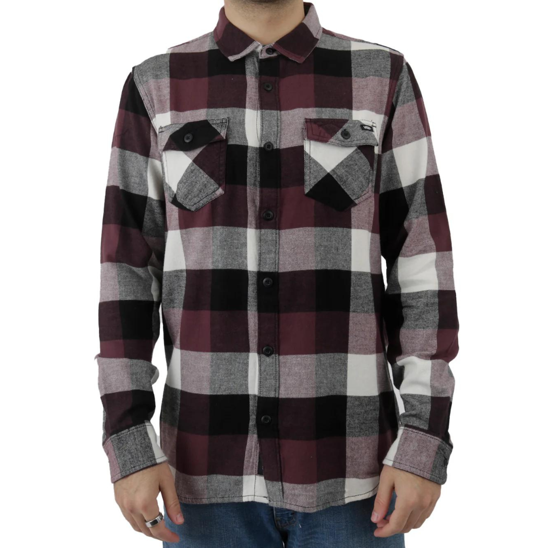 Vans Box Button-Up Flannel Shirt - Grape