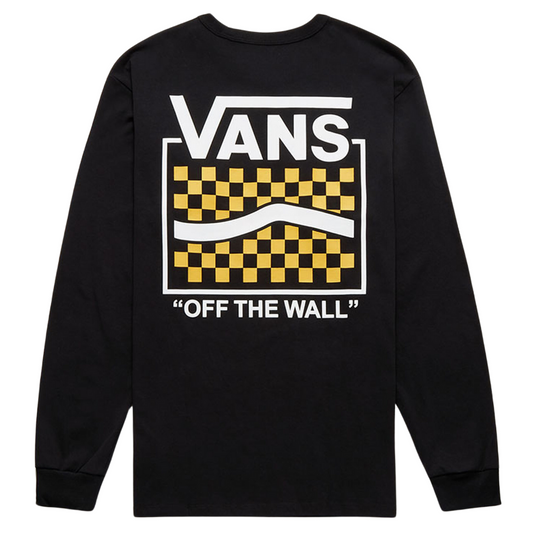 Vans Off The Wall Sidest Long Sleeve Shirt - Black