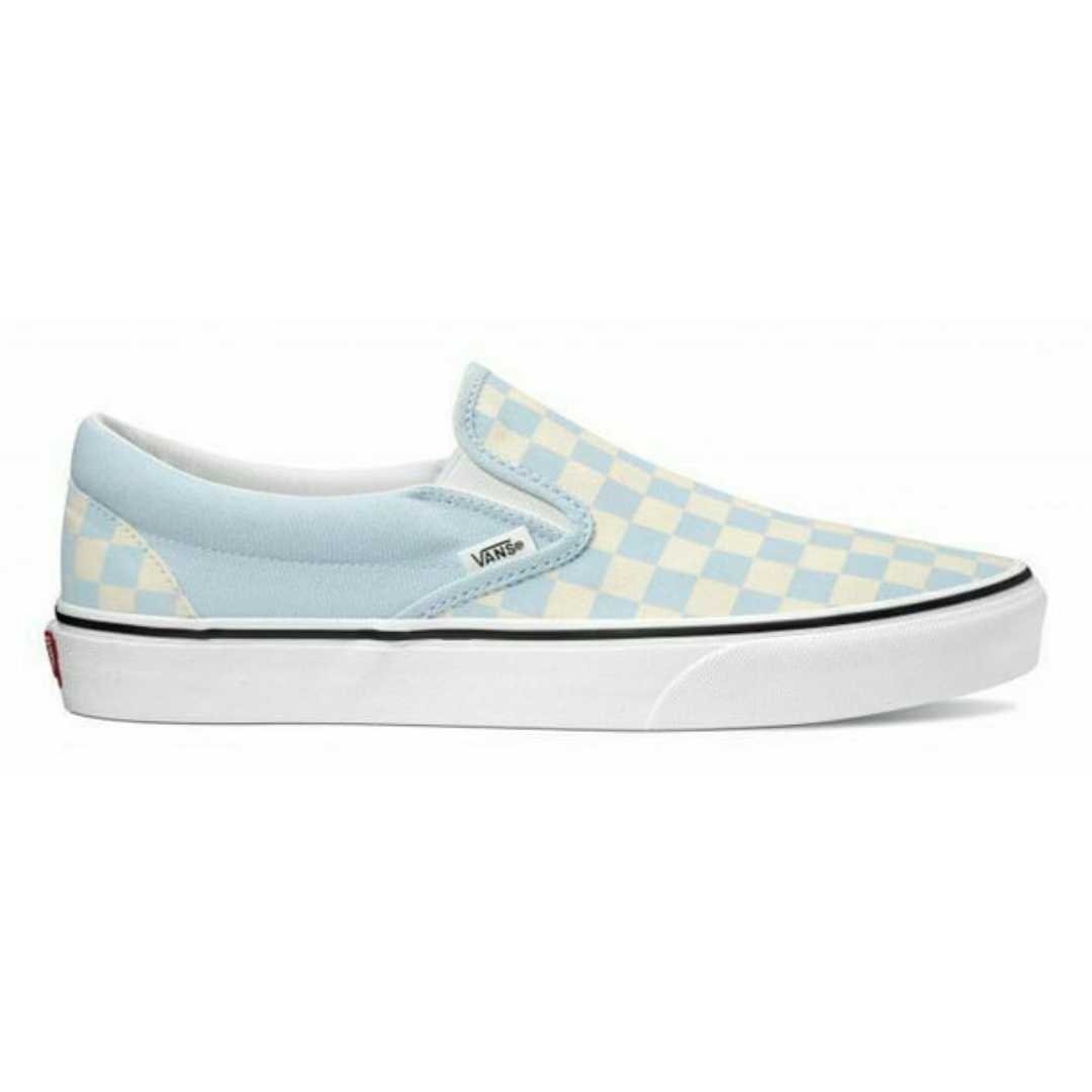 Vans Slip-On Blue / White Checkered Shoes