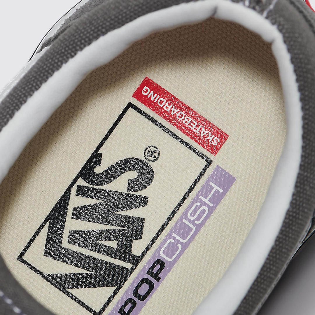 Vans Skate Old Skool Pewter (Grey) / White Skate Shoes