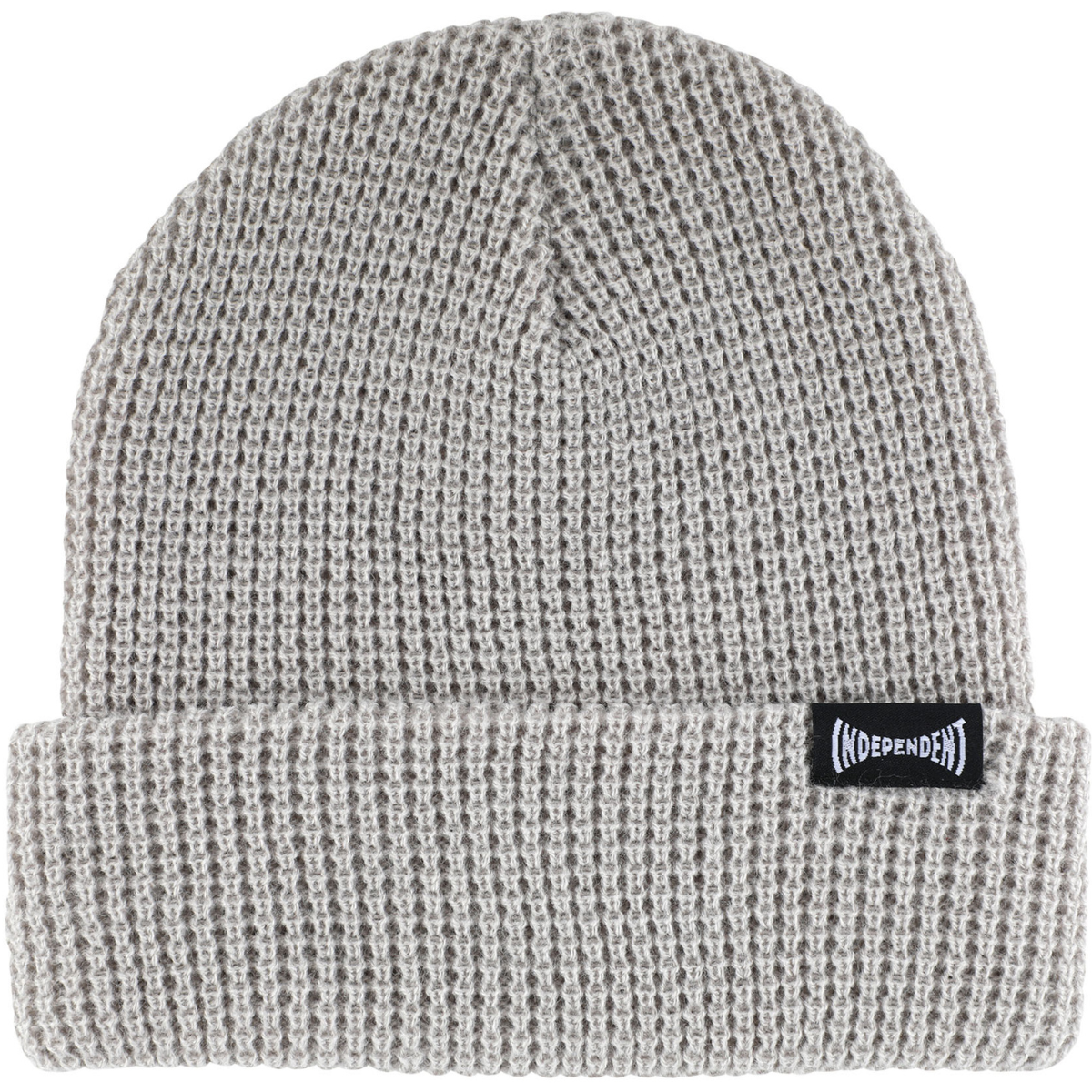 Independent Trucks Built To Grind Waffle Beanie Long Shoreman Hat - Light Grey