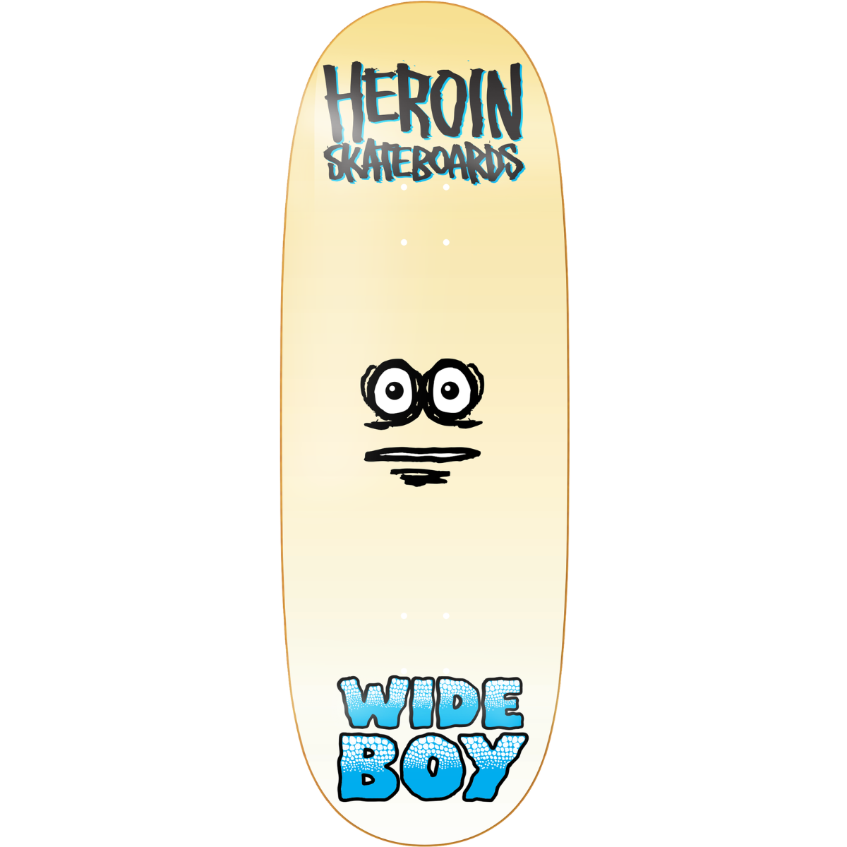 10.75" Heroin Wide Boy Face Skateboard Deck