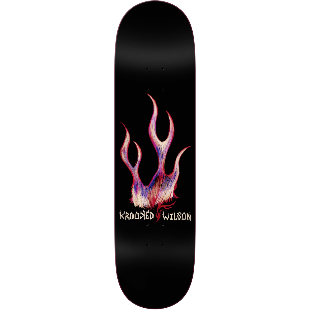 8.5" Krooked True Fit Mold Wilson Flame Skateboard Deck
