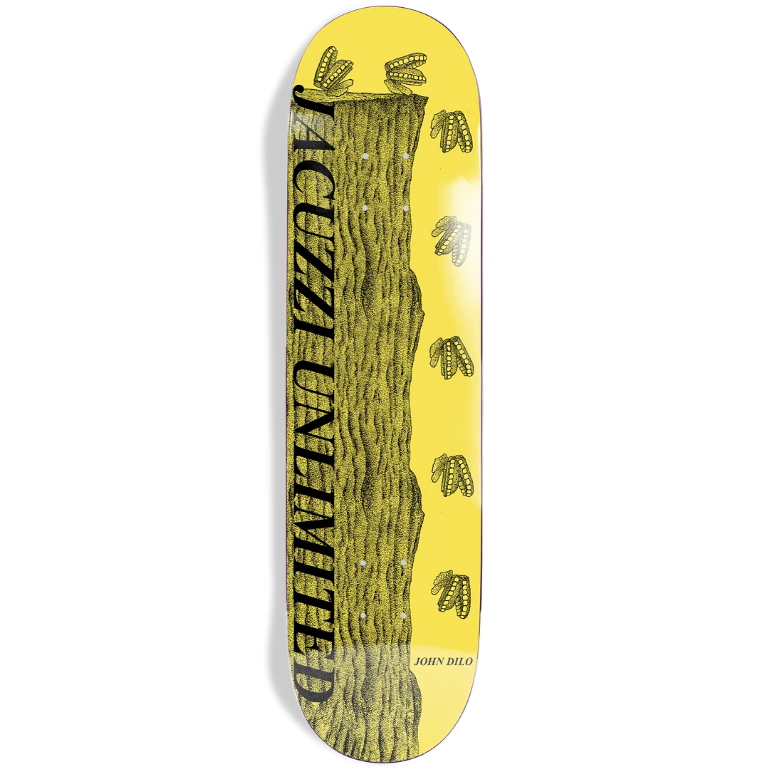 8.25" Jacuzzi Unlimited John Dilo Wind Up Skateboard Deck