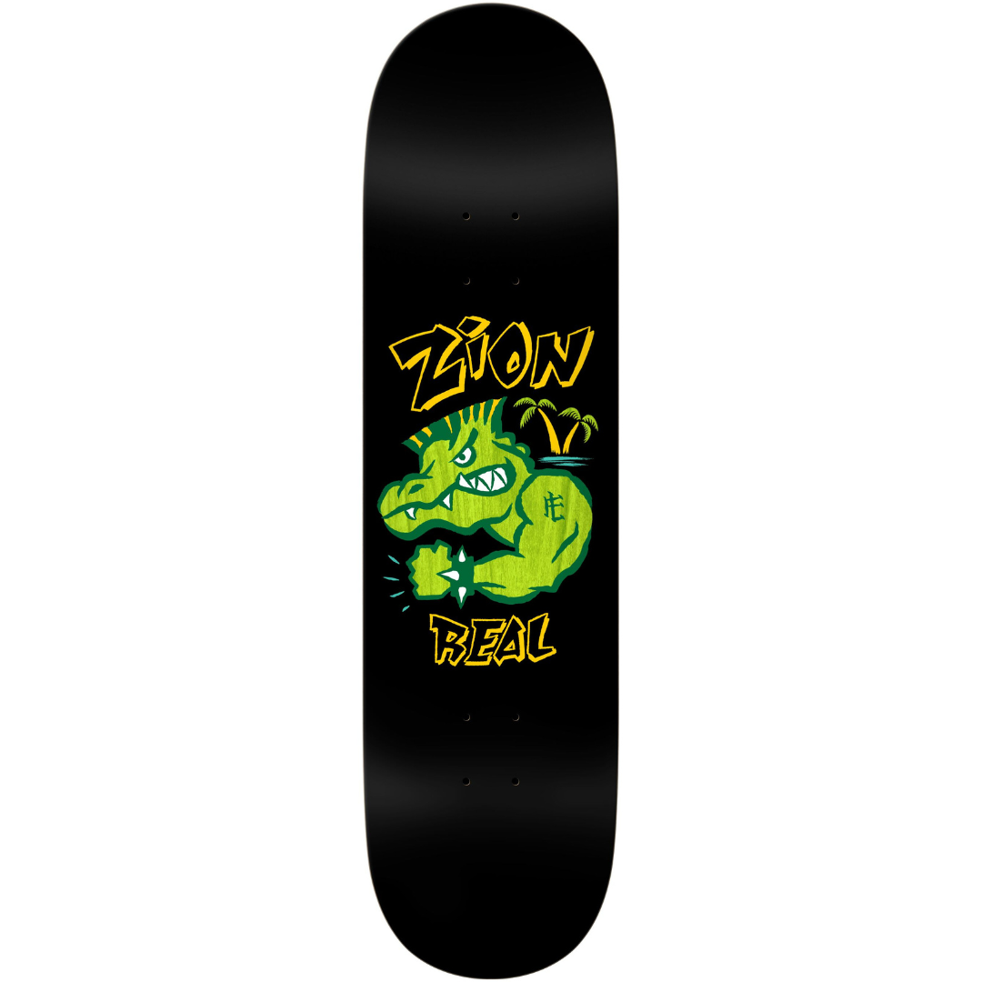 8.5" Real Zion Wright Bad Gator Skateboard Deck