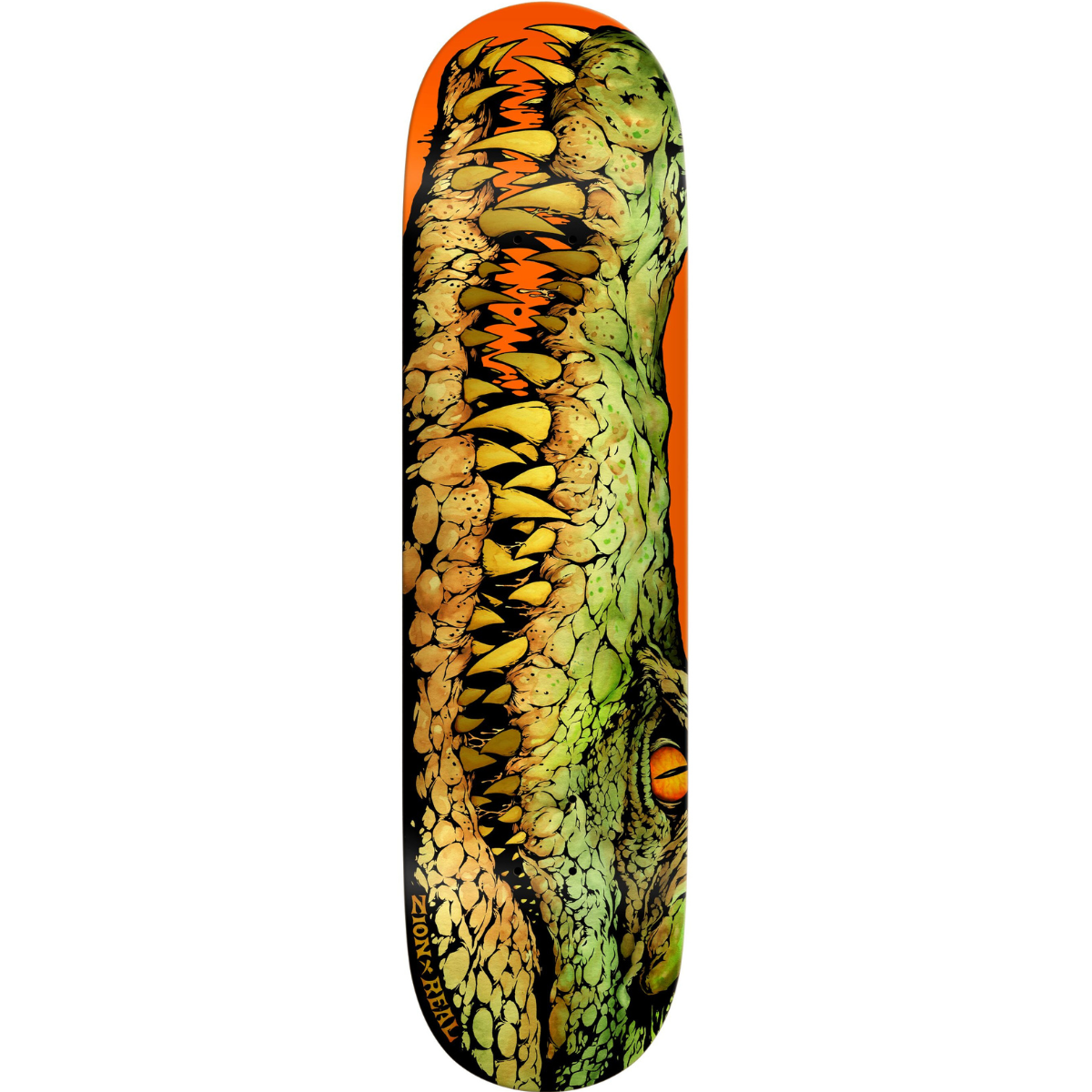 8.28" Real Zion Wright Swamp Puppy Skateboard Deck