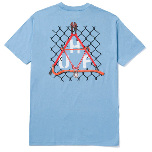 Huf Trespass Triangle T-Shirt - Light Blue