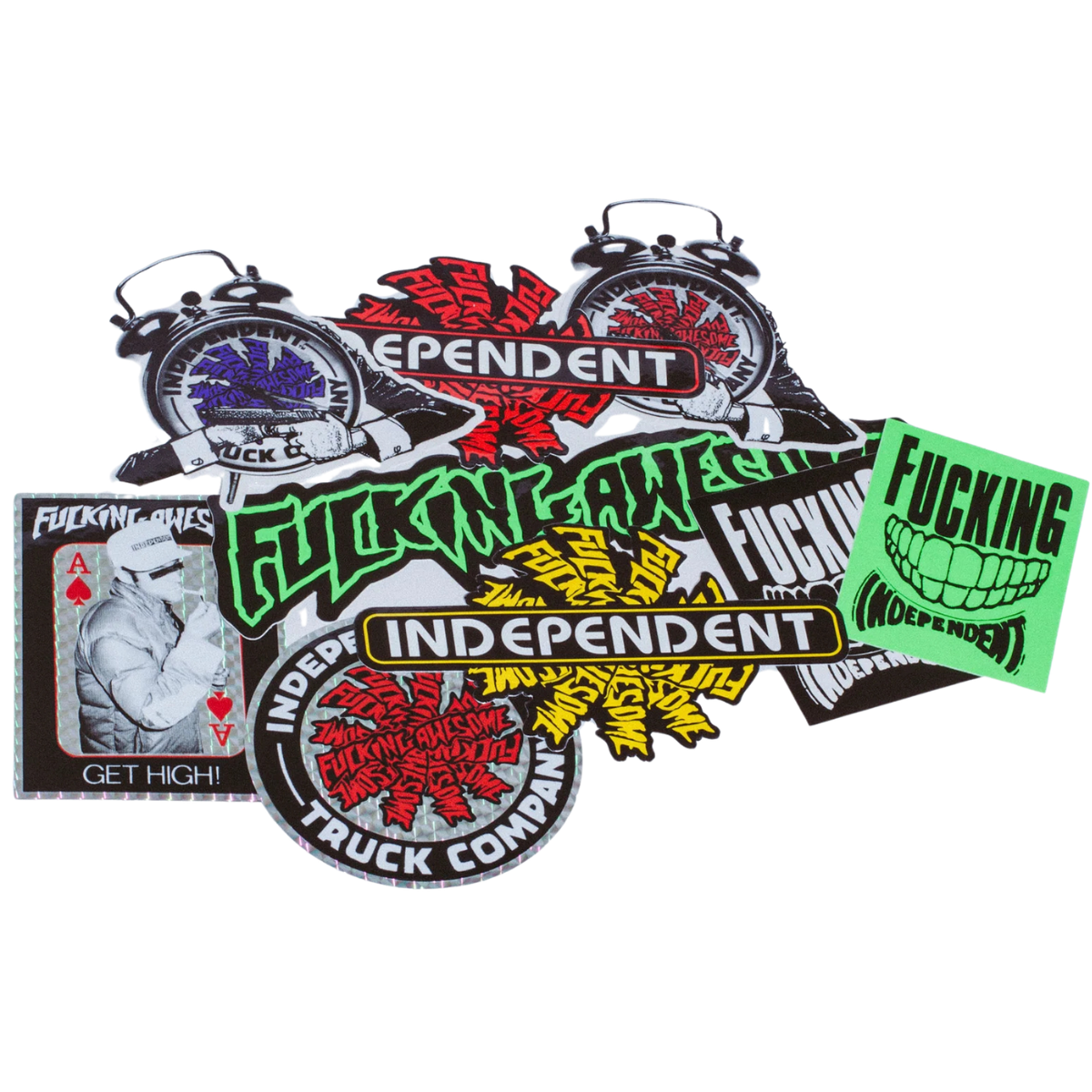 Fucking Awesome x Independent Trucks Sticker Pack