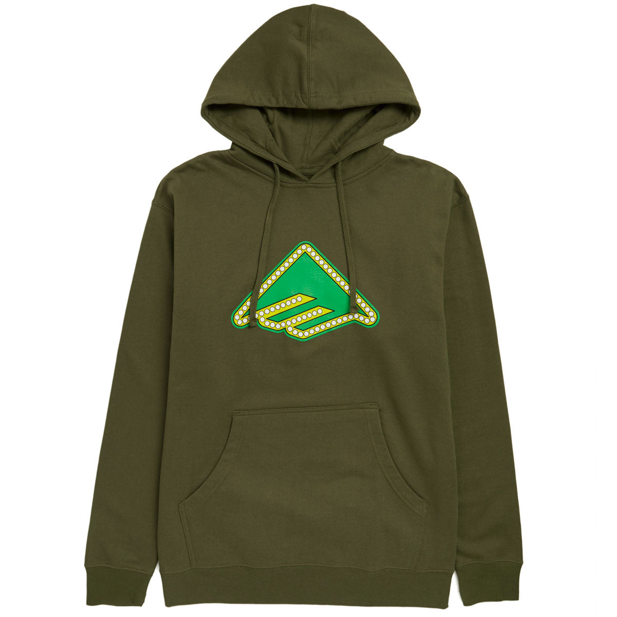 Emerica x Shake Junt Triangle Lights Hoodie - Military