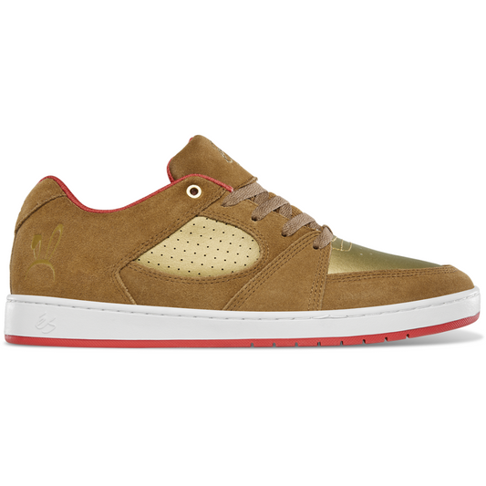 eS Skateboarding Accel Slim x Chinese New Year Skate Shoes - Brown / Bling / Bling