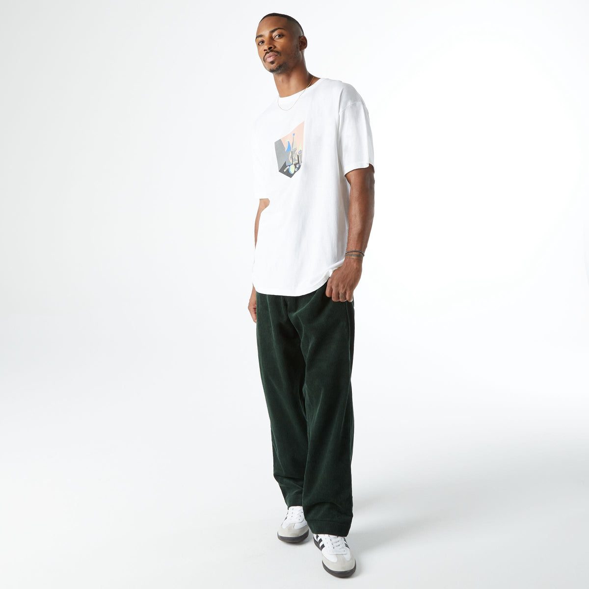 HUF Corduroy Leisure Pants - Forest Green