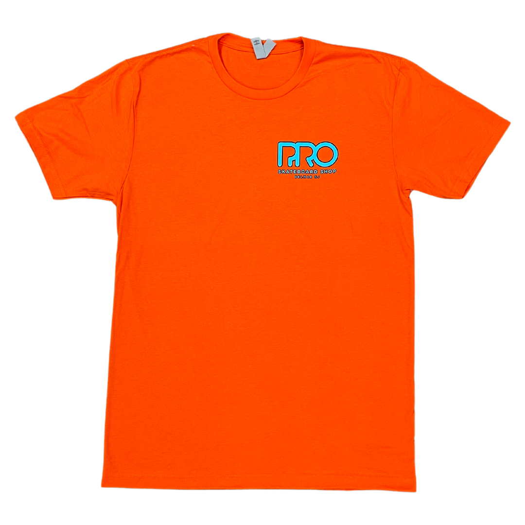 Pro Skateboard Shop Crab Logo T-Shirt - Orange
