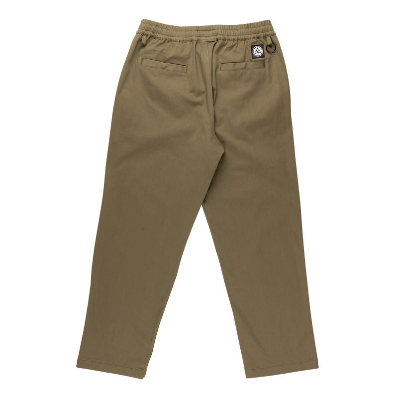 Welcome Skateboards Principal Twill Elastic Waist Pants - Stone Khaki