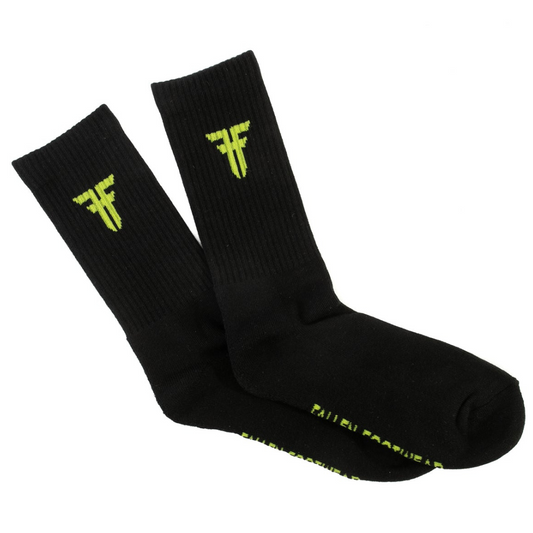 Fallen Footwear Trademark Socks - Black / Lime
