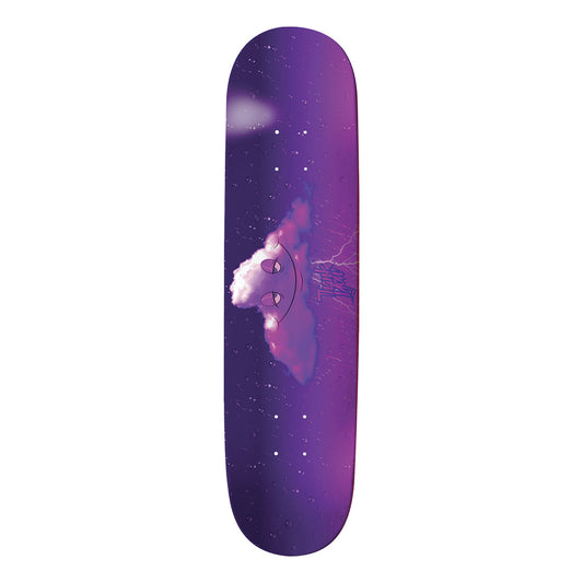 Thank You Skateboards 8.0" Head In The Purple Rain Clouds Skateboard Deck