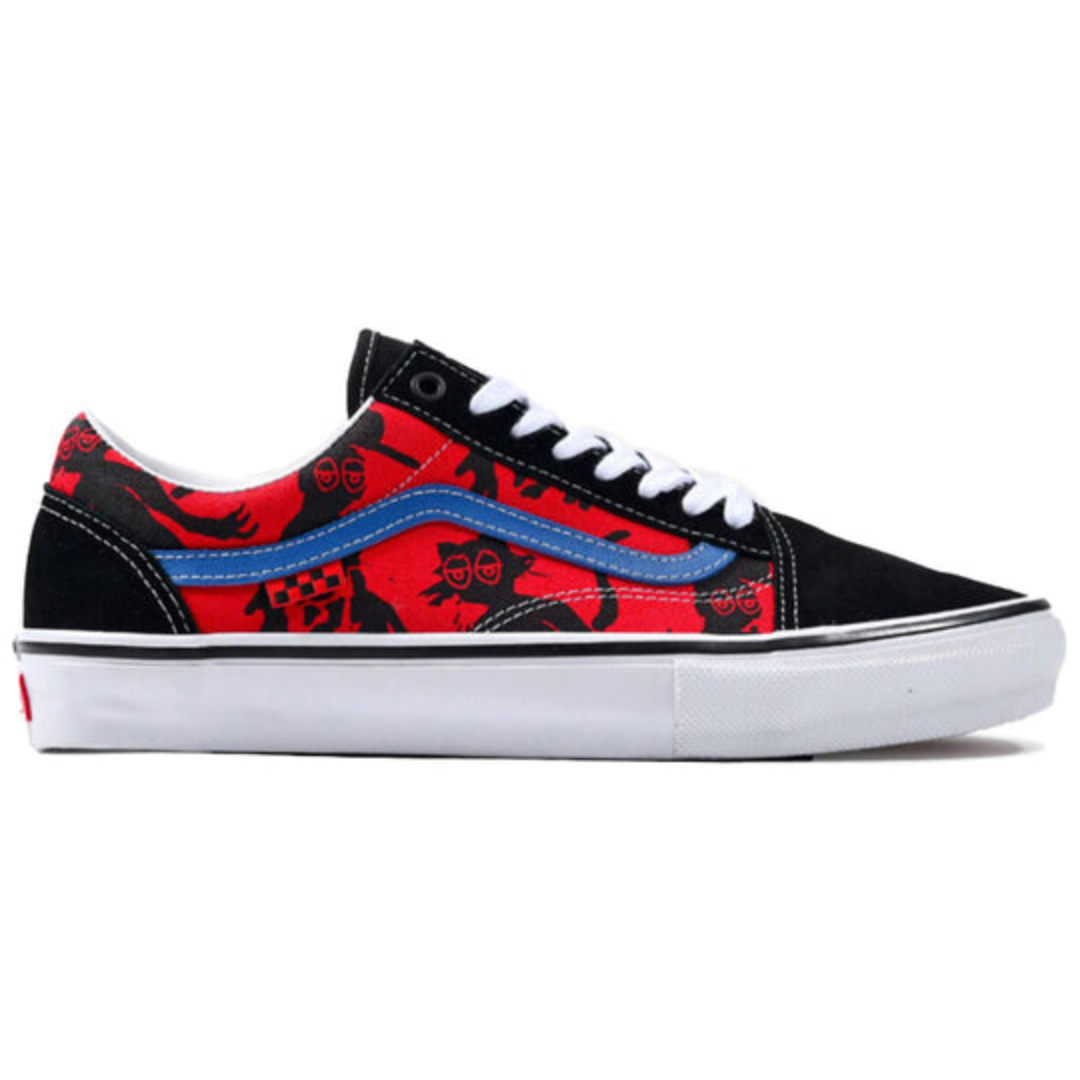 Vans x Krooked Natas Skate Old Skool Shoe – Pro Skateboard Shop display picture 2
