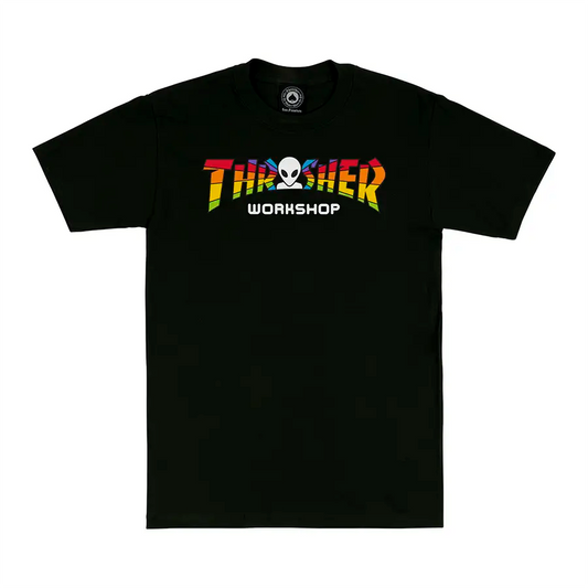 Thrasher x Alien Workshop Spectrum T-Shirt - Black
